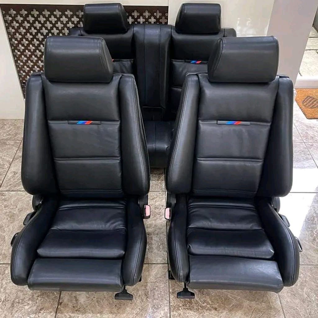 "BMW E30 interior seats featuring classic design, ergonomic support, and durable construction for authentic BMW E30 interiors."