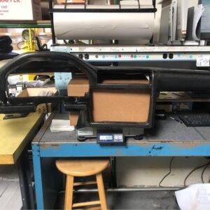 "BMW E30 carbon dashboard featuring lightweight carbon fiber construction, motorsport styling, and precise fitment for classic BMW E30 interiors."