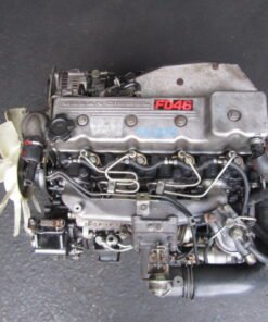 "Nissan FD46 4.6 diesel engine, inline-six heavy-duty engine for commercial vehicles, reliable, durable, and built for high torque."